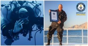 New World Record for Deepest Scuba Dive 332 m (1,090 ft)