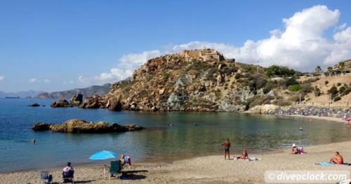 SCUBA Diving at Cala Cortina - Cartagena, Spain!