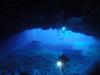 Blue Grotto Dive Resort - Blue Grotto - Looking up towards the surface