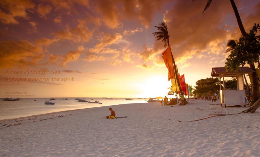 Malapascua - Sunset near Fun, Sun, Dive and Travel