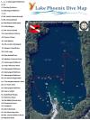 Updated Lake Phoenix Dive Map