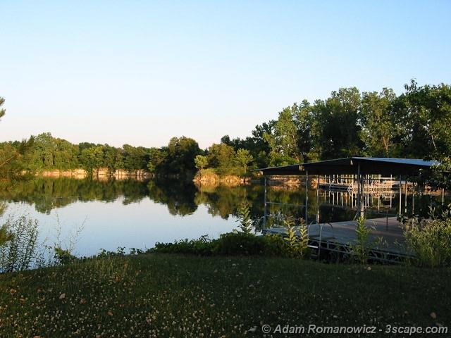 Haigh Quarry - View of the dock