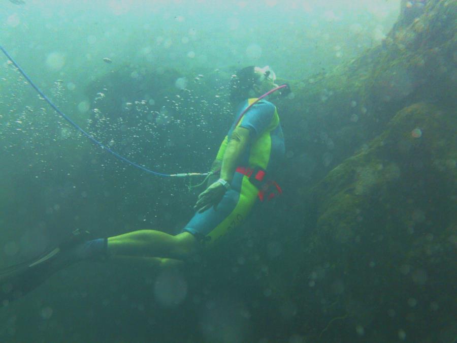 Hospital Hole, Weeki Wachee River - Steve and Tresa at Hospital Hole weekie wachee