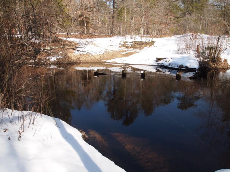 Blue Hole "The Devil’s Bathtub" - Little Egg River, Blue Hole is 100’ behind you