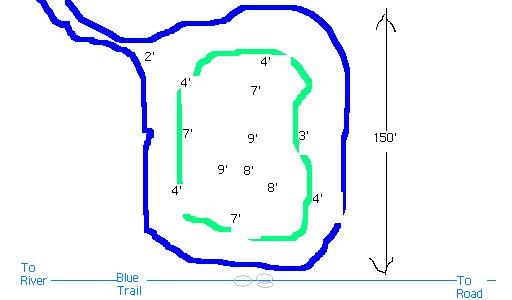 Blue Hole "The Devil’s Bathtub" - Blue Hole Sonar readings