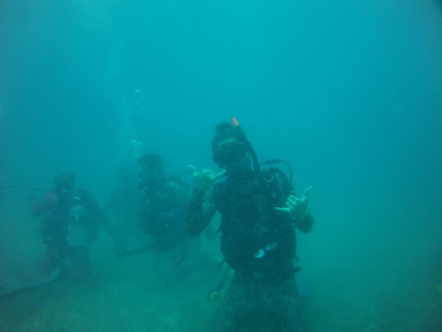 La Caleta - dive exam