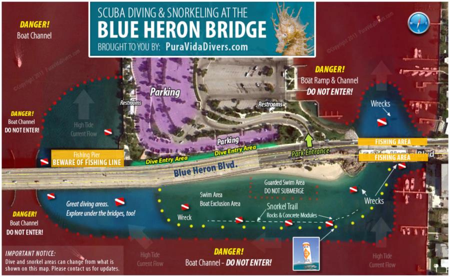 Blue Heron Bridge aka Phil Foster Park, BHB - Phil Foster Park Blue Heron Bridge