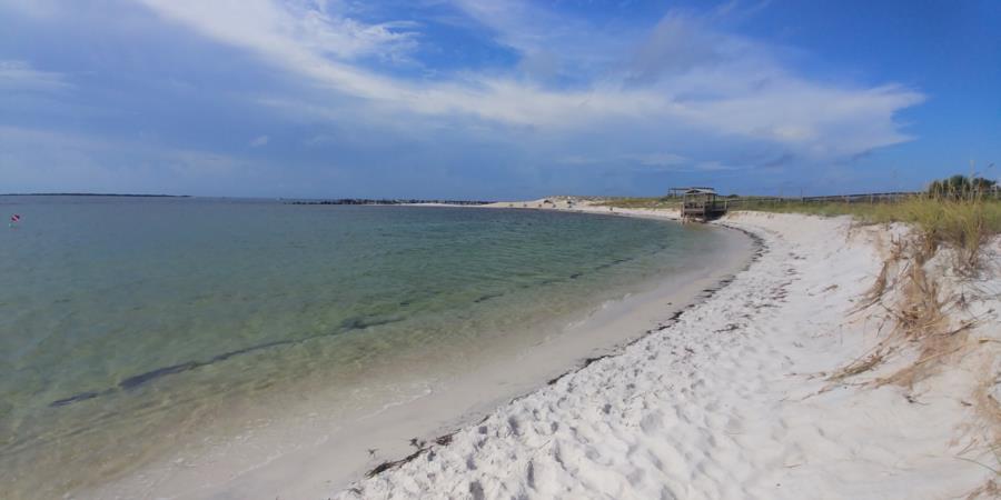 St Andrews State Park Jetties Gulf Side Panama City Beach Fl