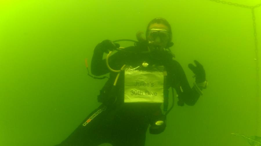 Wheeler Branch Lake - Dive Buddy Julee - AOW PADI