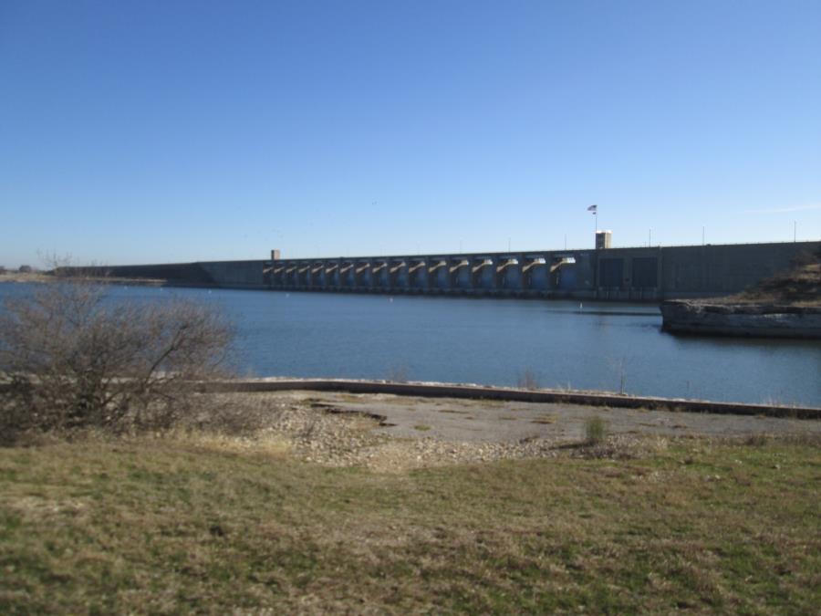 Lake Whitney - Soldiers Bluff Park - Lake Whitney Dam