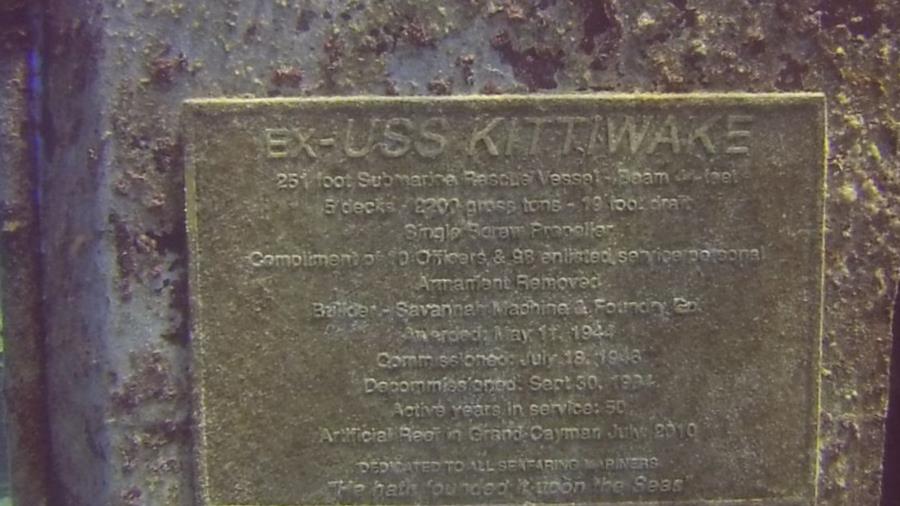 Kittiwake - Plaque on Kittiwake