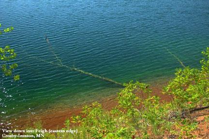 Cuyuna Iron Mines - Feigh mine pit