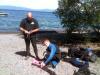Homewood - Lake Tahoe - Conner and Greg getting gear setup