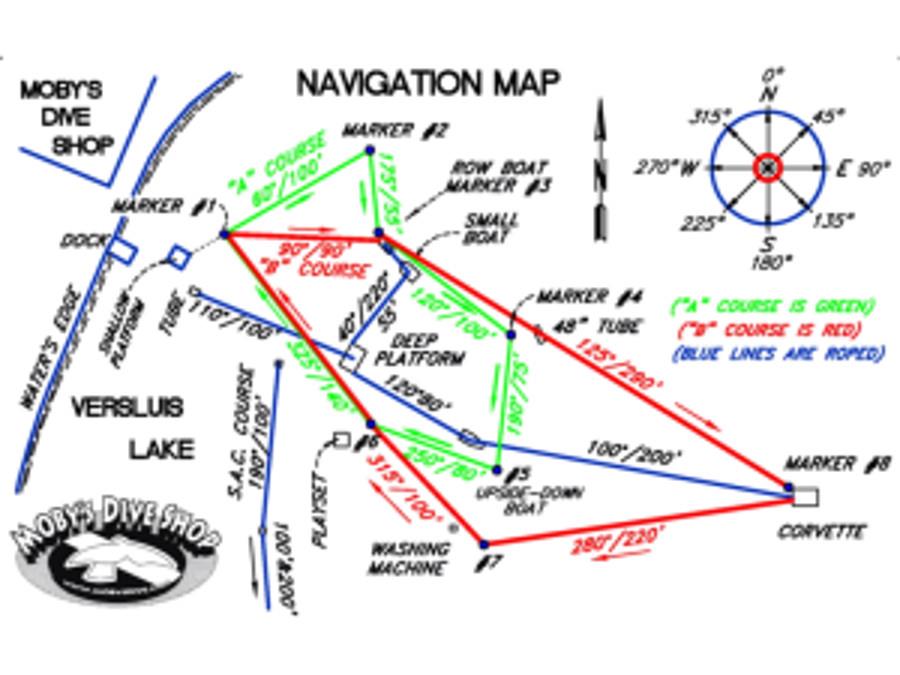 Versluis Lake - Versluis Underwater Map