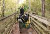 Site cart and 1/2 mile hike not all on boardwalk