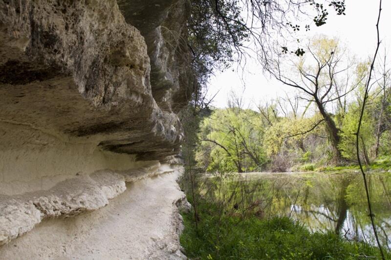 St. Edwards Park - Bull Creek Swimming Hole - Cliffs at Bull Creek - Good swimming hole