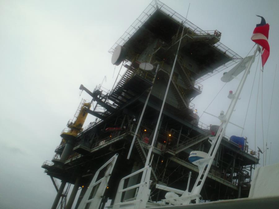 Oil Rig H376A, Texas Flower Garden High Island Rig - HI-376-A Platform