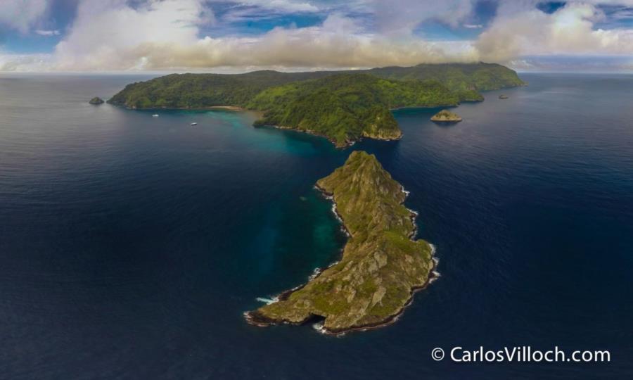 Cocos Island - Cocos Island from a Drone