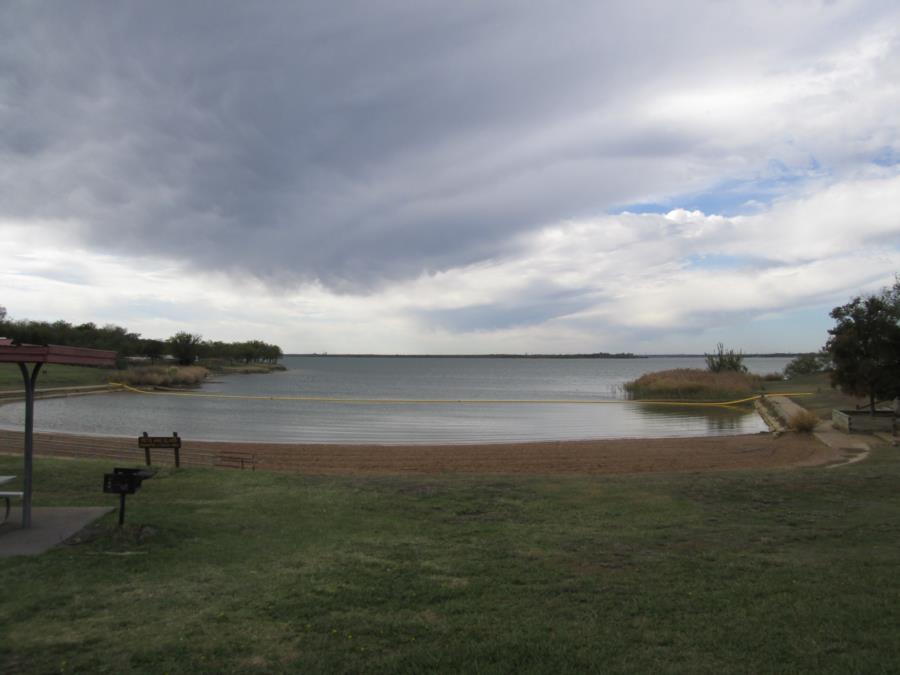 Cedar Hill State Park - Park swimming beach