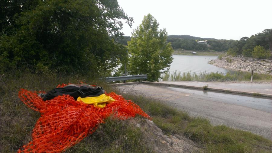 Sandy Creek Park - Trash recovered from Sandy Creek Park