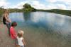 Family scouting out the site with me - m_grieco