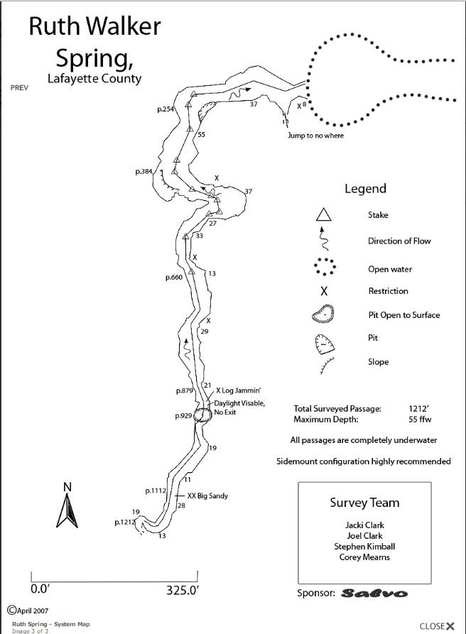 Ruth Walker Spring - Ruth Walker System Map