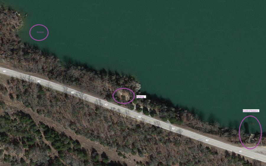 Lake Murray State Park - Sharky’s Cove - Sharky’s Cove map