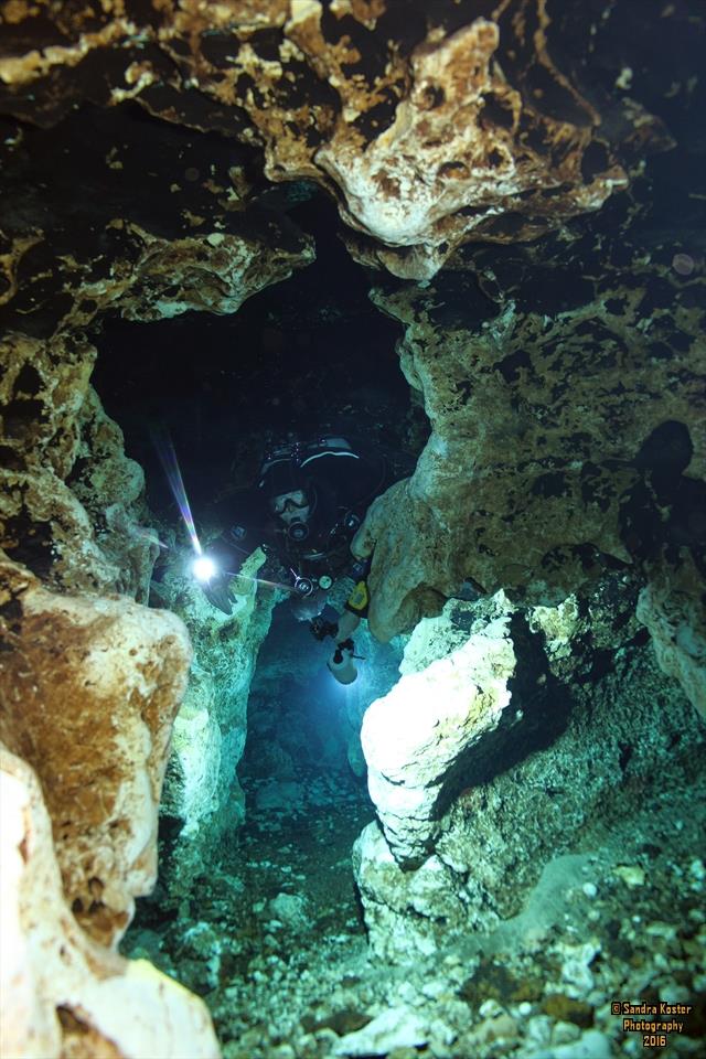 Ginnie Springs - A view looking back at the Keyhole as exiting