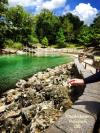 Little River Springs - View towards steps from ramp