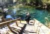 Wes Skyles Peacock Springs State Park - David on the steps