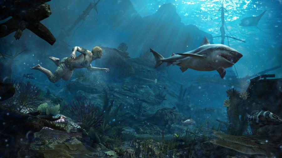 Assassin’s Creed 4 Black Flag Underwater Scene