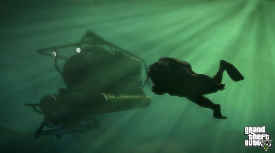 Grand Theft Auto 5 Underwater Scene