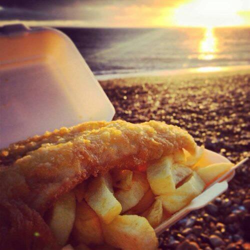 Fish n Chips on the Beach