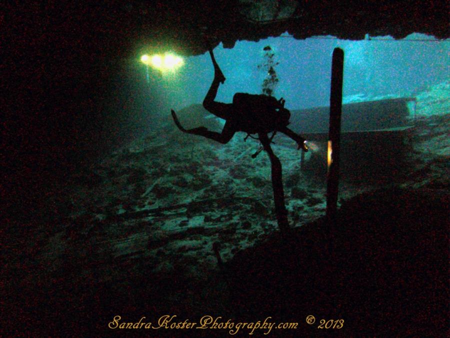 Silhouette of me at Blue Grotto