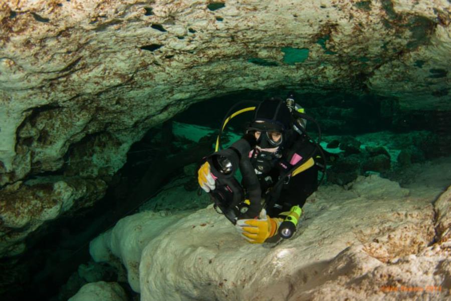 SantaFeSandy Inside Devil’s Eye at Ginnie Springs