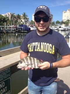 First fish while spearfishing!