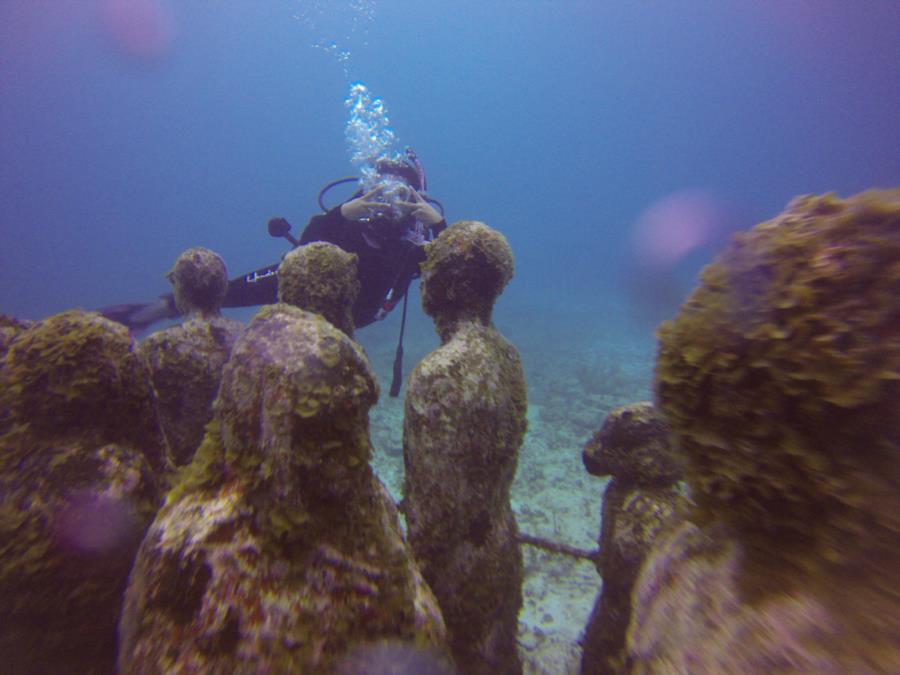 Underwater museum, Cancun