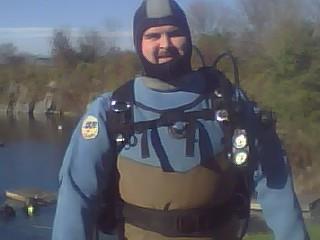 Dry suit at Dutch Springs