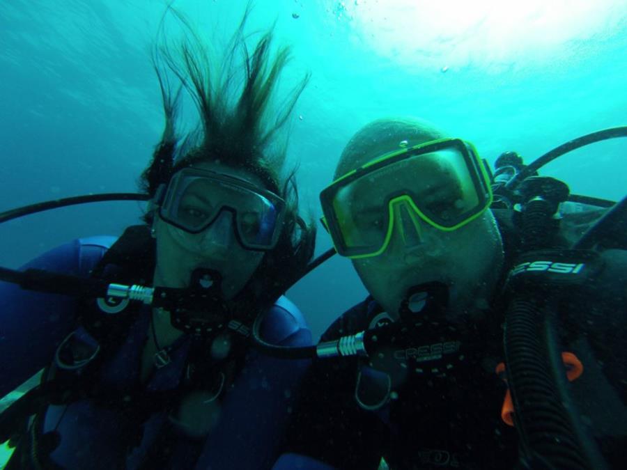 Wife and I in Nassau