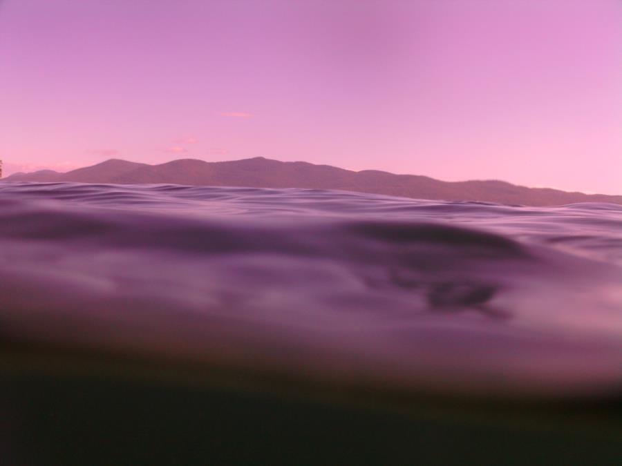 Lake George at dusk sum-surface