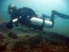 Diving sidemount at Vortex Springs