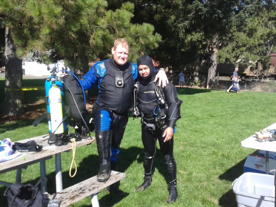 after diving titt low beach WA