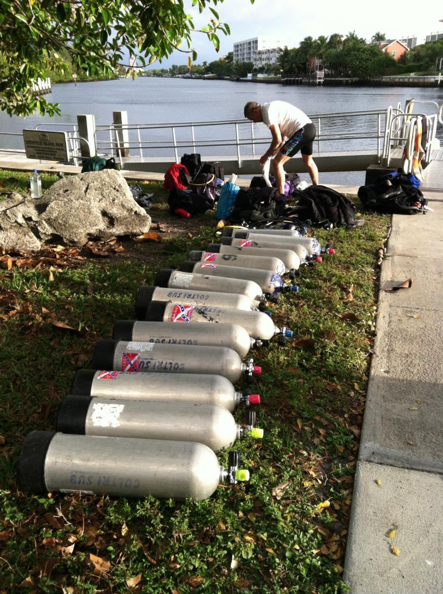 Loading up in South Florida