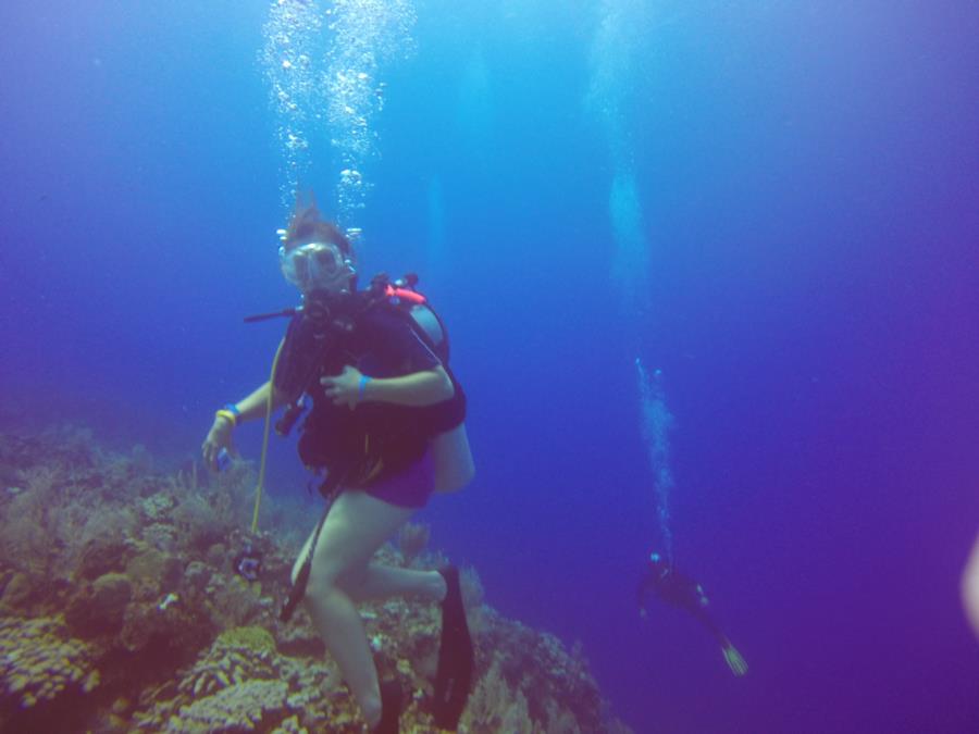 Diving in Anthony keys Honduras