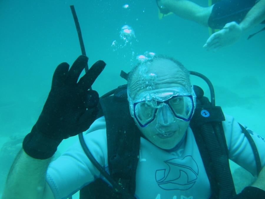 me diving Thailand