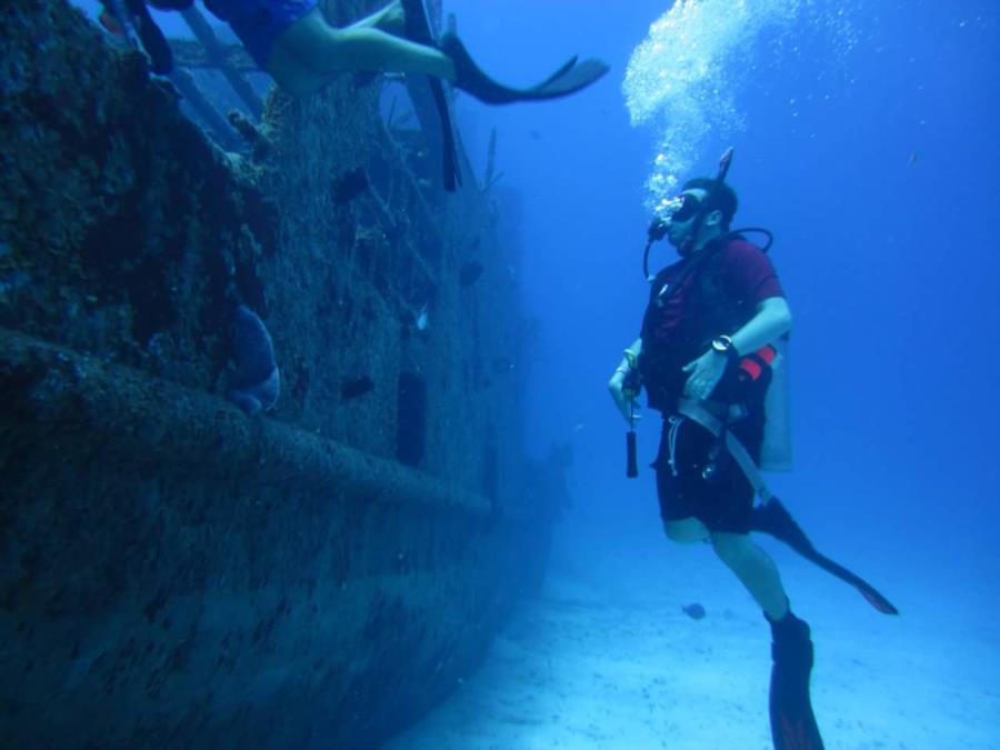 Shipwreck Cozumel, Mexico