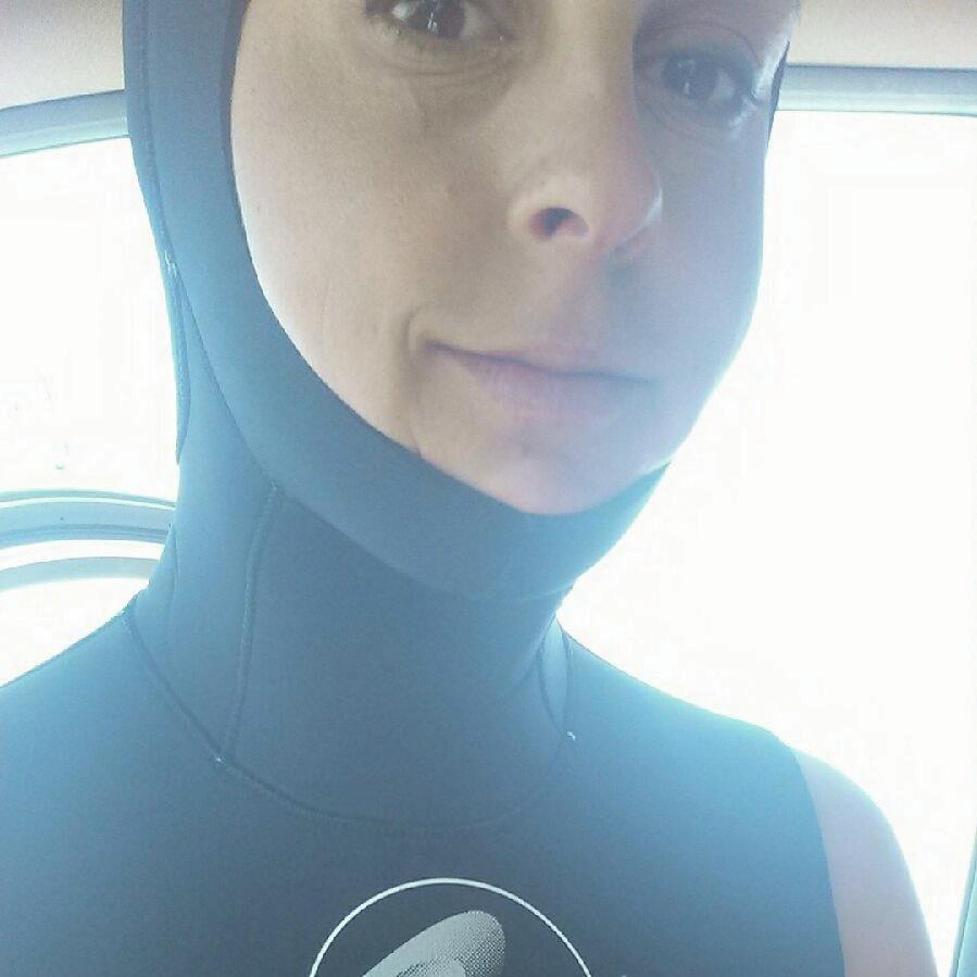 Me before 49 degree dive