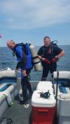 Diving 3 coal barges in Pensacola 6-9-16