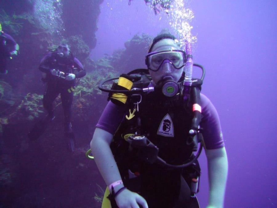 Me diving Cozumel Mexico