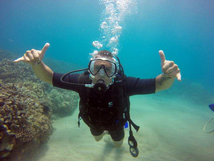 Diving in Maui